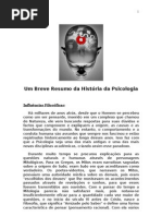 Um Breve Resumo da História da Psicologia