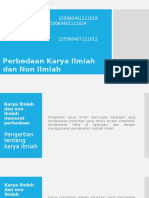 Perbedaan Karya Ilmiah Dan Non Ilmiah Fix