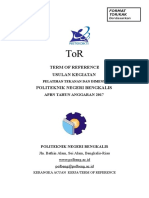 Term of Reference Usulan Kegiatan Politeknik Negeri Bengkalis