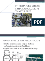 Vibratory Stress Analysis of ISB for Steam Turbine