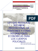 Ley Que Regula El Régimen Prestacional de Pensiones y Otras Asignaciones Económicas para Los Cuerpos Policiales
