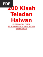 200 Kisah Teladan Haiwan