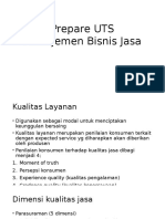 Prepare UTS Manajemen Bisnis Jasa