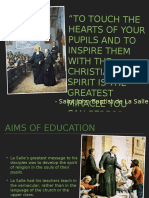 Educational Philosophy of Saint John Baptist de La Salle