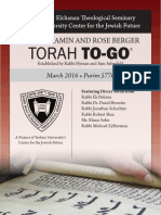 Torah To-Go: The Benjamin and Rose Berger
