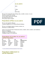 Prepositions