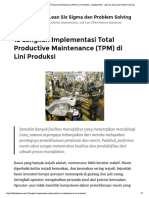 (12 Langkah Implementasi Total Productiv... T - Lean Six Sigma Dan Problem Solving) PDF