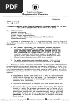 Download DO 15 s 2016 - Clarifications and Additional Information to DepEd Order No 7 s 2016 School Year SY 2015-2016 End of School Year Rites by Deped Tambayan SN305086257 doc pdf