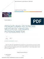 Pengaturan Kecepatan Motor DC Dengan Potensiometer _ Engineering Edu