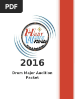 2016 Drum Major Packet