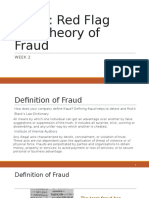 Red Flag and Theories of Fraud