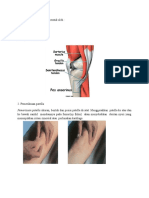 Pemerisaan Patella Ukuran, Bentuk Dan Posisi Patella Dicatat. Menggerakkan Patella Ke Atas Dan