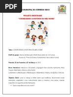 Projeto Conhecendo a História Do Meu Nome