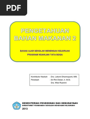 Pengetahuan Bahan Makanan 2
