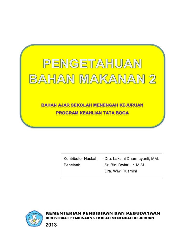 Pengetahuan Bahan Makanan 2