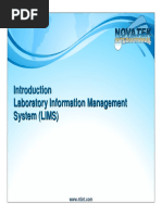 Introduction to LIMS & 21 CFR Part 11
