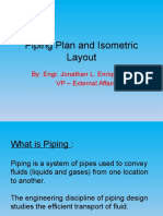 Piping Plan and Isometric Layout