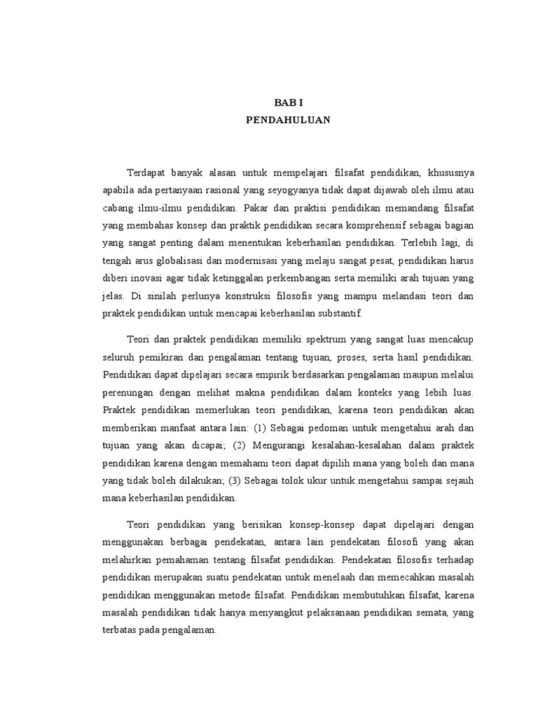 Landasan Filosofis Pendidikan