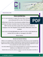 Cleric Cad Roll Out.: Friday 4th March 2016