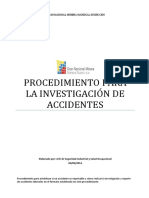 Procedimiento Investigación de Accidentes