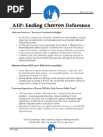 Ending Chevron Deference