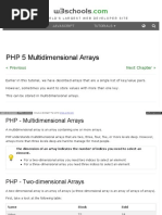 WWW W3schools Com PHP PHP Arrays Multi ASP