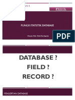 Fungsi Statistik Database