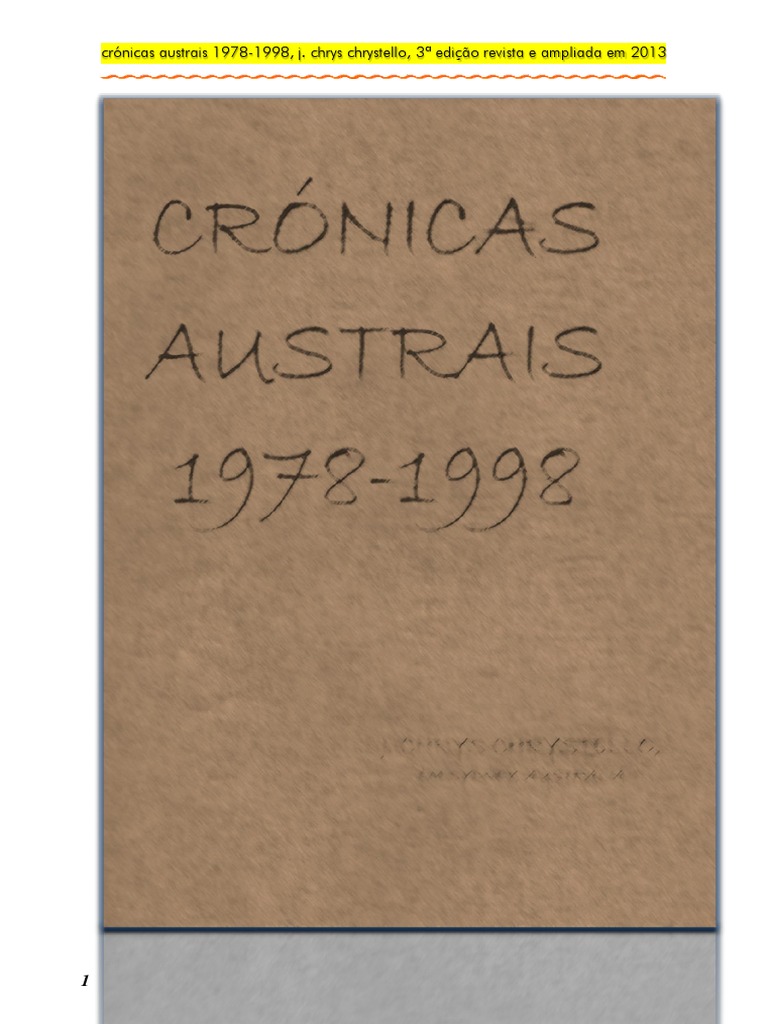 Cronicasaustrais | PDF | Outback | Australia, image size:768x1024