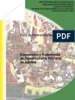 Guia de referencia rapida de Hipotiroidismo primario 