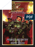 Mobile Infantry Army Book Starship Troopers Miniature Games