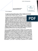 Carta de Gabriela Zapata a la ONU