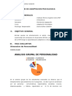 Informe de Adaptacion Psicologica