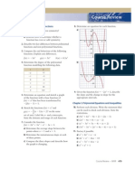Course Review: Chapter 1 Polynomial Functions