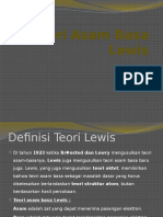 Teori Asam Basa Lewis