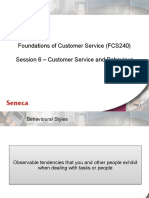 Foundations of Customer Service Ch9