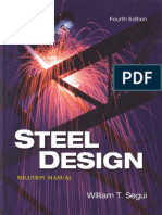 SEGUI Steel Design 4ed Solutions Manual