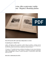 Bosna I Hercegovina Slike Sa Putovanja I Studije Johana Von Azbota Rogatica I Romanija Planina III PDF