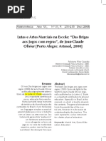 Lutas Na Escola - Resenha Livro Olivier