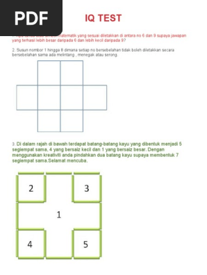 Iq Test Pdf