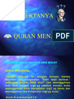 Kita Bertanya Al Quran Menjawab