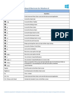 100 Keyboard Shortcuts for Windows 8