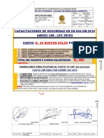 5 Cursos Obligatorios DS 055 EM 2010 Anexo 14B Ley 29783