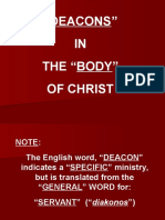 Deacons in the Body of Christ