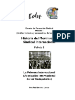 Historia Del Movimiento Sindical