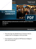 0506 Demystifying Authentication and Single SignOn SSO Options in Business Intelligence