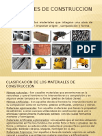 Materiales construcción clasificación propiedades