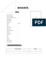 Template Biodata Taaruf