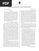 Islam- Religion or Ideology