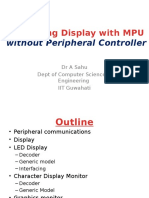 Interfacing Display With MPU: Without Peripheral Controller