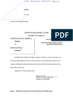 03-17-2016 ECF 316 USA V SANTILLI - Motion For Leave To File Motion Under Seal